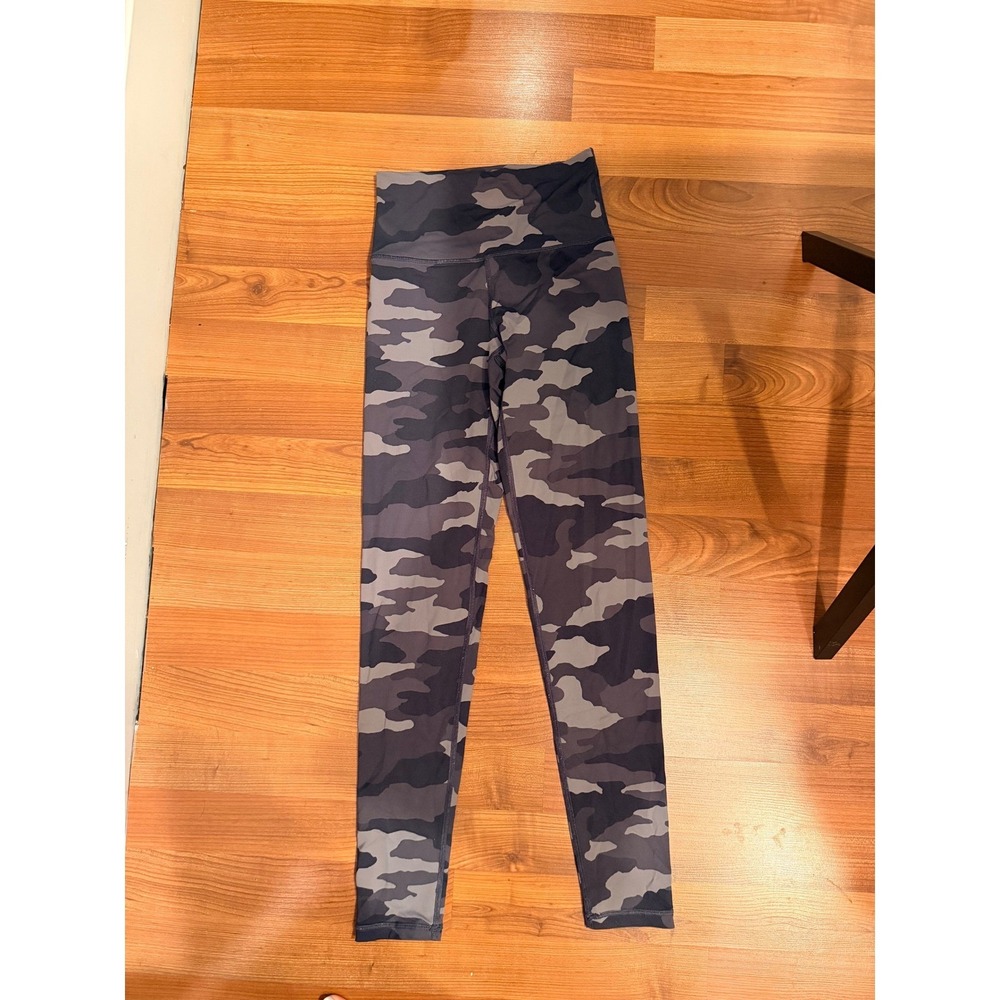 Aerie Chill Play Move High Waisted Camo Leggings Grey Charcoal XS